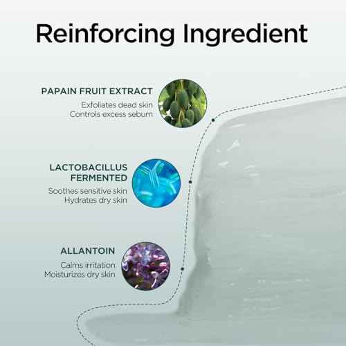 P.CALM Barrier Cycle Daily Sheet Mask ? 30-Day Sheets with Papaya Extract & Allantoin for Sebum Care & Moisturizing, Korean Skincare (350g / 12.35 oz)