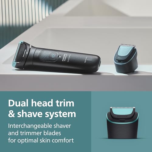 Waterproof Men's Body Groomer with Travel Case & 2D Flex Head