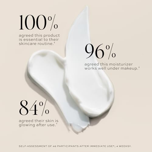 DIME Beauty Dewy Day Cream, Morning Face Moisturizer with Rosehip Oil and Tremella Snow Mushroom, 1.7 oz / 50 ml