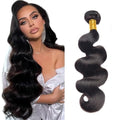 Brazilian Virgin Body Wave Hair Extensions 28 Inch Natural Black Human Hair Bundles