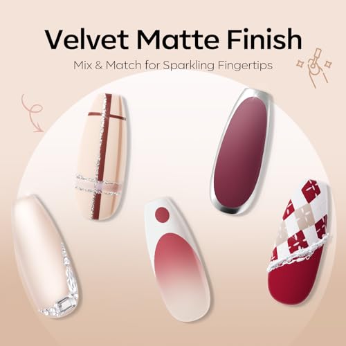 Modelones Chrome-Proof Matte Gel Top Coat – No-Wipe, Self-Leveling, 15ml (B-Clear Matte-1)
