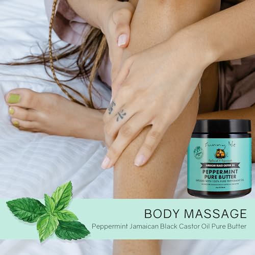 Sunny Isle Jamaican Black Castor Oil Butter with Peppermint 4oz