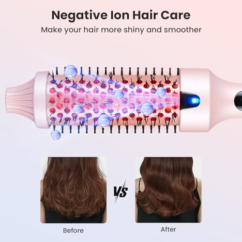CHIKYO Heated Round Brush 38mm Negative Ion Blowout Styler