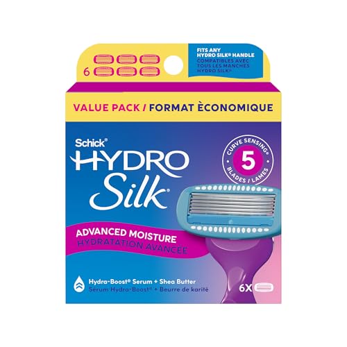 Moisturizing Razor Blade Refills for Women - 5-Blade, 6 Count