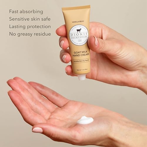 Dionis Goat Milk Hand Cream Gift Set - 5 Travel Size Moisturizers