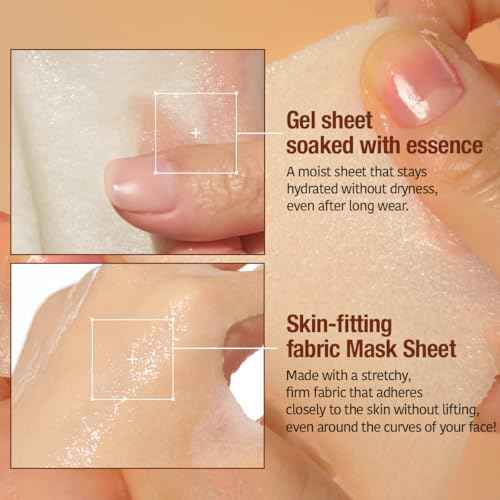 GOODAL Retinol + Black Carrot Gel Sheet Mask ? Intensive Hydration & Pore-Lifting, Cooling, Skin-Firming Facial Mask [4EA]