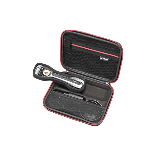 RLSOCO Carrying Case Compatible With Gillette Heated Razor for Men | Compact Design with YKK Zipper & Scratch Protection (Black)