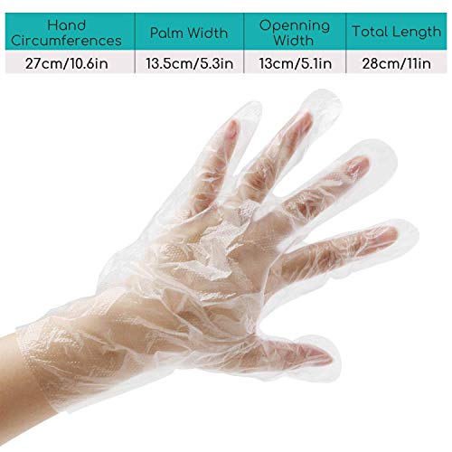 200pcs Paraffin Bath Liners for Hand & Paraffin Bath Mitts, Segbeauty Plastic Thermal Mitten Bags, Heated Hand SPA Mittens for Women, Glove Mitt Liner Covers for Paraffin Wax Machine