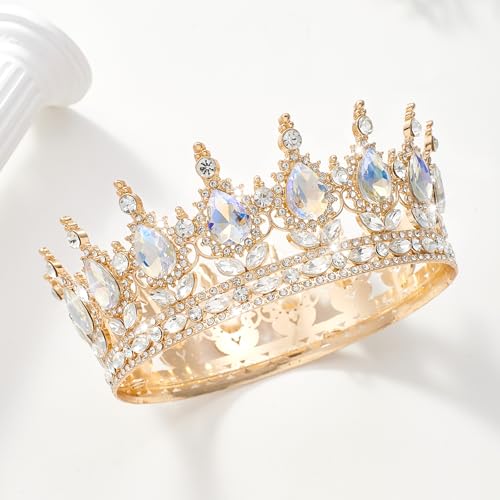 Queen Crown Rhinestone Tiara for Women - Bridal & Party Accessory