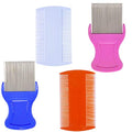4Pcs Double Sided Hair Combs Set - Dandruff Removal & Hair Styling