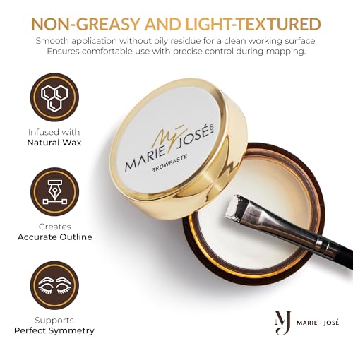 Marie-José White Brow Mapping Paste 5g | Eyebrow Highlighting
