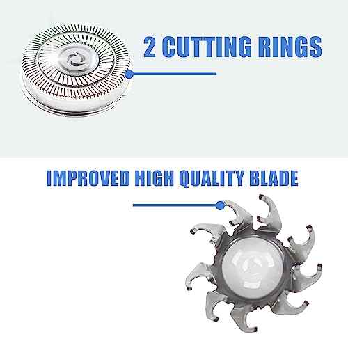 Shaver Replacement Blades compatible with Sku*l Shaver Pitbull Gold PRO Shaver Replacement Blade,Shaver Replacement Heads for Pitbull Platinum Pro Shaver