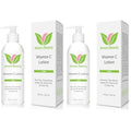 Amara Beauty Vitamin C Face & Body Lotion 15% - with Shea Butter & Jojoba Oil - 8 oz (Pack of 2)