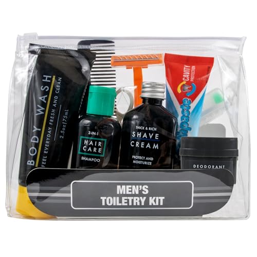 Trail Maker Men's 13-Piece Travel Toiletry Kit with TSA Bag