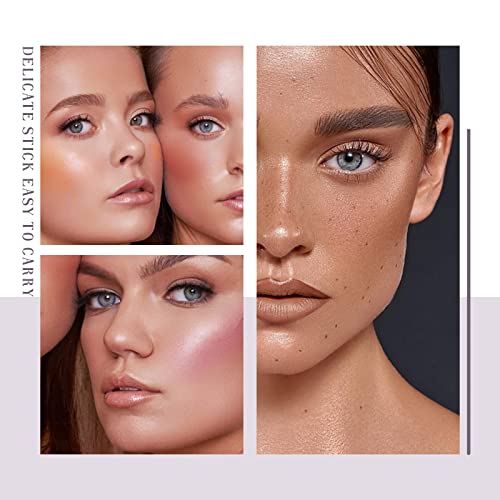HOSAILY 4-in-1 Cream Blush Stick Set - Waterproof Makeup