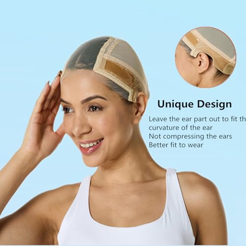 Lace Silicone Wig Grip Cap with Adjustable Band - Glueless