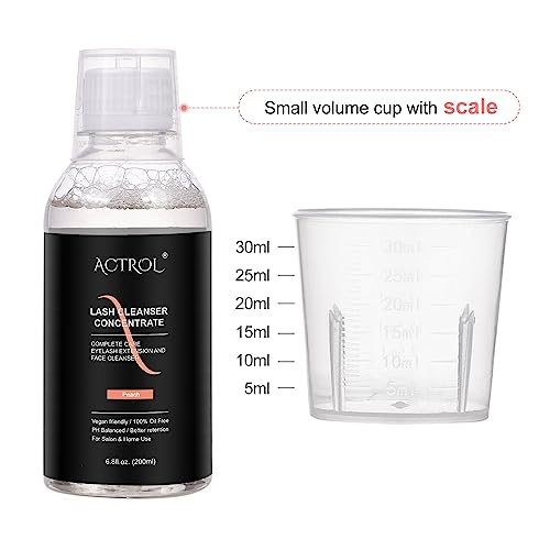 ACTROL Eyelash Cleanser Concentrate 200ml - Lash Shampoo