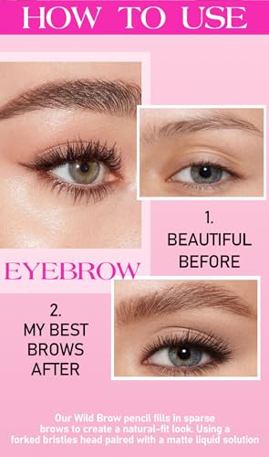 Liquid Eyebrow Pen with Fork Tips - Waterproof & Long-Lasting
