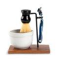 Safety Razor Shave Kit Mens Shaving Kit For Men Black Safety Razor Stand With Shave Brush Shaving Bowl Shaving Soap Set