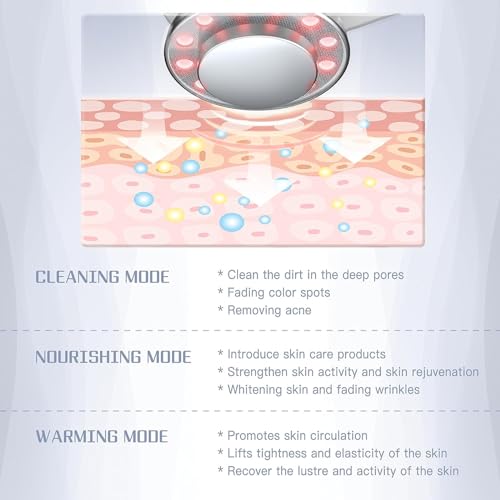 ERICAT Microcurrent Face Lifting Massager with Heating & 3 Modes