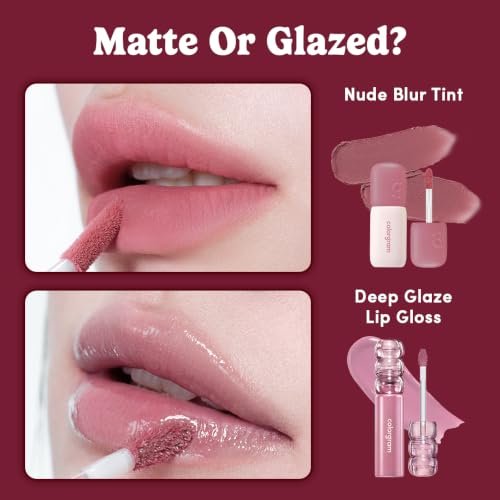 COLORGRAM Deep Glaze Lip Gloss - 04 Toffee Apple | High-Shine Glass Glow