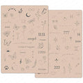 Tattoo Practice Skin Pad with 80+ Stencil Designs (2 Pack)