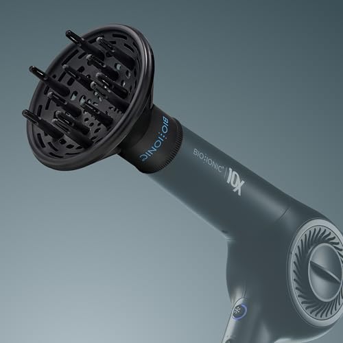 Bio Ionic Universal Diffuser - Fast-Drying Hair Dryer Attachment for Frizz Control & Shine - Fits 2.25" Blow Dryers - Professional Styling Tool for All Hair Types