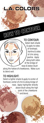 L.A. COLORS I Heart Makeup Contour Palette - 8 Shades