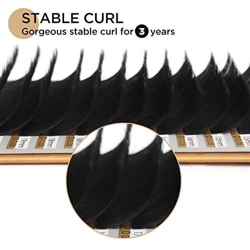 LASHVIEW Volume Lash Extensions 0.05mm D Curl 8-15mm Mix