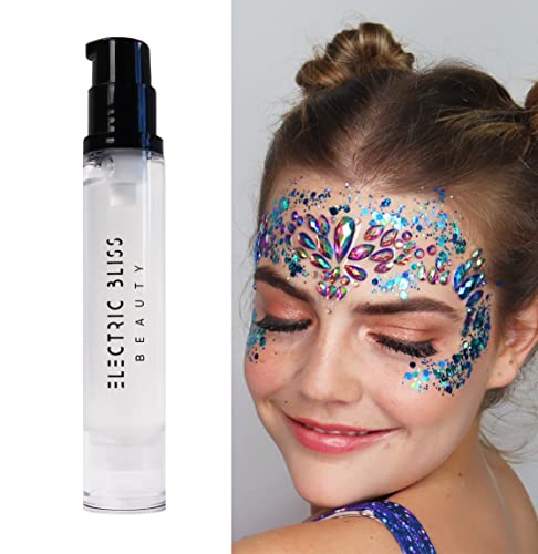 10 ML Quick Dry - Cosmetic Glitter Glue - Electric Bliss Beauty - Face & Body Chunky Glitter Glue Adhesive Body Cosmetic Makeup