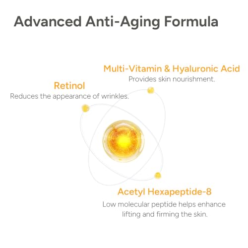 Collagen Retinol V-Line Lift Mask - Full Face & Neck, 4 Count