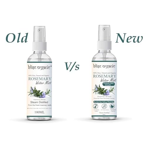 Rosemary mist (Hydrosol) - 100% Pure and Natural(100ml) For Hair fall control and Hair Growth (100ML(3.3 oz))