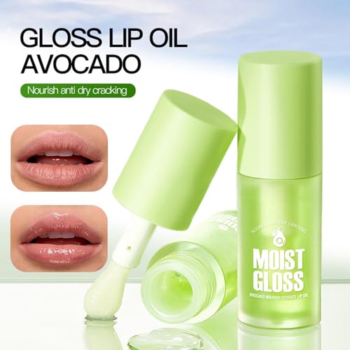 4-Piece Hydrating Lip Oil Set - Avocado, Grape, Peach, Honey