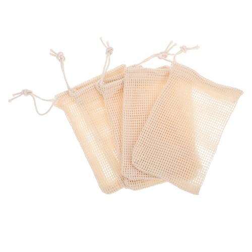 Sisal Exfoliating Soap Pouch 5-Pack with Drawstring