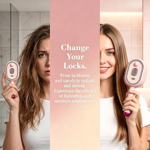 Electric Spray Air Cushion Massage Comb for All Hair Types
