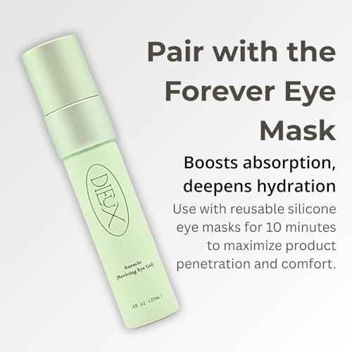 Dieux Auracle Reviving Eye Gel – Fragrance Free, 0.68 Oz