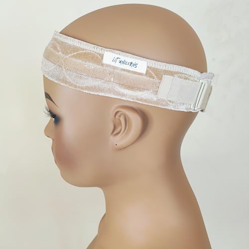 LIT UNICORNS Lux Grip Lace Wig Gripper Band - Adjustable Beige