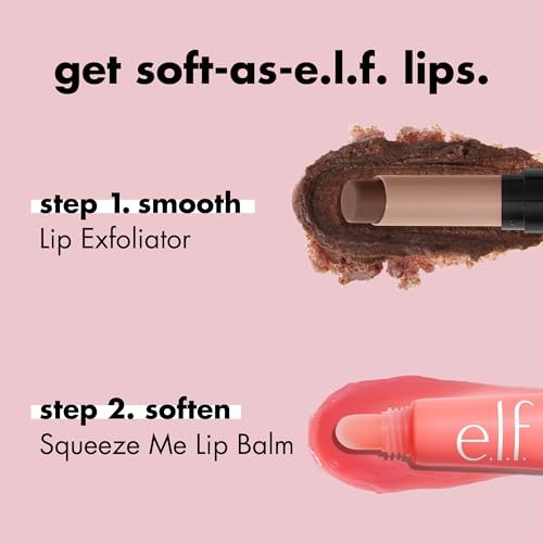 e.l.f. Squeeze Me Lip Balm Strawberry 0.21oz - Hydrating & Sheer Color
