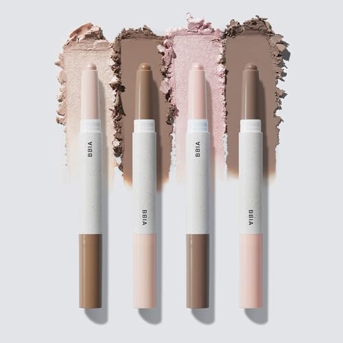 BBIA Last Contour Stick - Dual-Sided Contouring & Highlighting Duo Stick Easy Dual-Ended Natural Contour & Highlight Blendable Buildable Longlasting Korean Face Makeup (02 COOL DETAIL, Pack of 1)