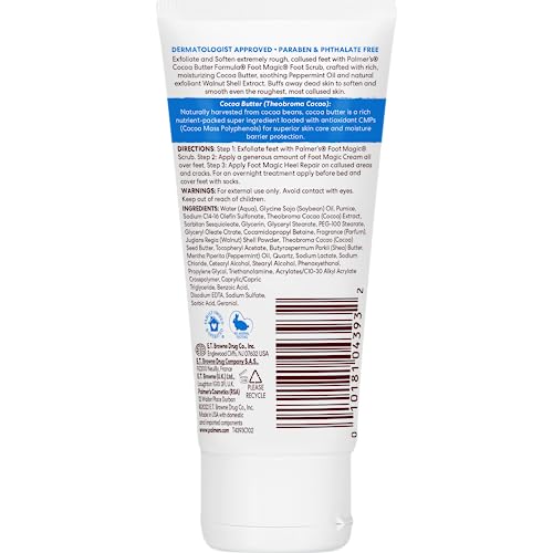 Palmer's Foot Magic Exfoliating Foot Scrub - Cocoa Butter Formula (2.1 oz)