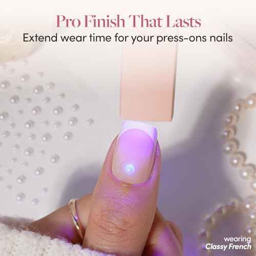 Glamnetic Handheld UV LED Lamp | Compact, Travel-Fiendly Curing Lamp for Nails | Lightweight & Easy to Use | USB Compatible