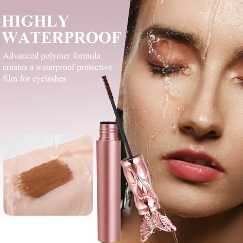 Plman Fine Brush Mascara Brown – Waterproof, Smudge-Proof