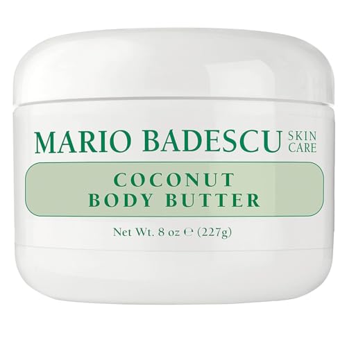 Mario Badescu Coconut Body Oil Enriched with Coconut Oil & Shea Butter | Lightweight Skin Care for Hydrating and Moisturizing After Shower Massage