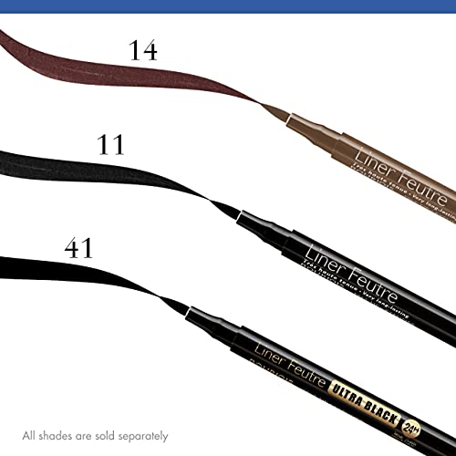 Bourjois Liner Feutre Eye Liner for Women, # Ultra Black, 0.02 Ounce
