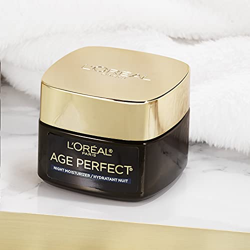 L'Oreal Paris Age Perfect Cell Renewal Anti-Aging, Anti-Wrinkle Night Moisturizer with Antioxidants 1.7 oz