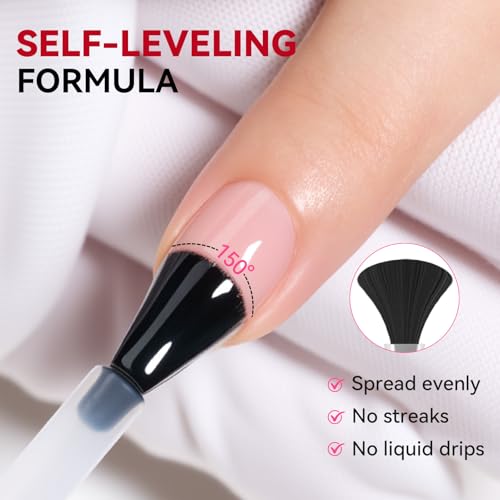 Makartt Gel Base Coat 15ml No-Wipe Formula UV LED