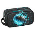 Football Travel Toiletry Bag for Kids, Waterproof Hanging Wash Bag Dopp Kit for Boys Shaving Bag for Toiletries Accessories