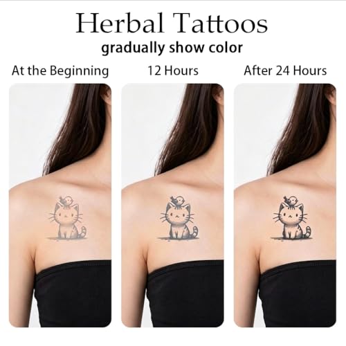 Boldink Temporary Tattoos for Women - Waterproof Star Design