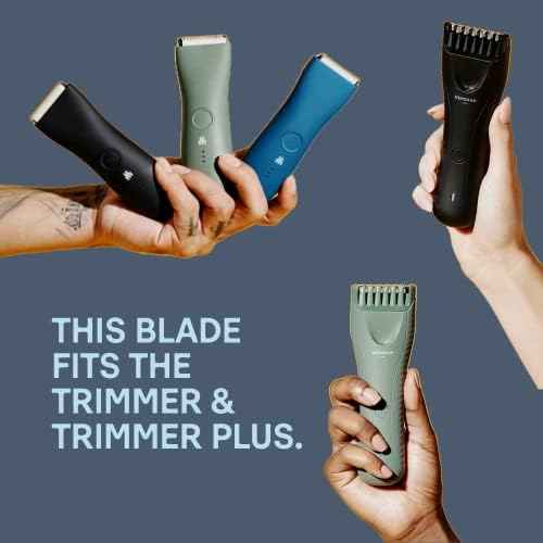 Meridian - Trimmer Replacement Blade - Sage Ceramic Blades for Electric Body & Pubic Hair Trimmer - 3 Pack