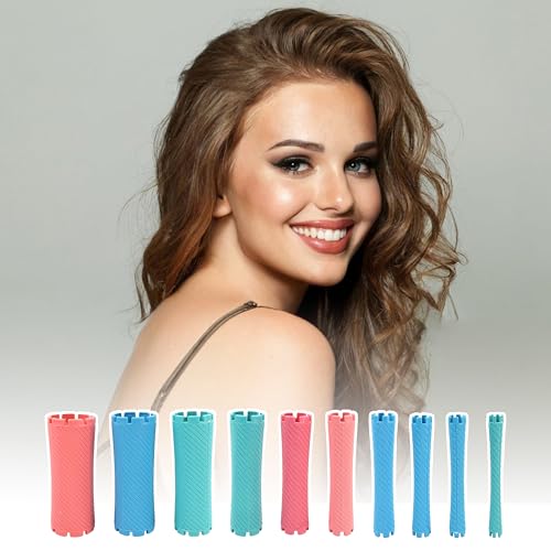 100 Pcs Perm Rods Set for Short & Long Hair - Large Curlers & Rollers, Cold Wave Kit